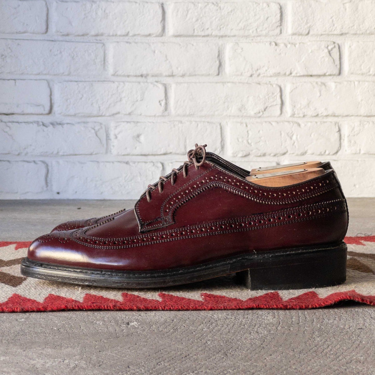 ”DEXTER” AMERICAN WING TIP SHOES 1980's DEAD STOCK