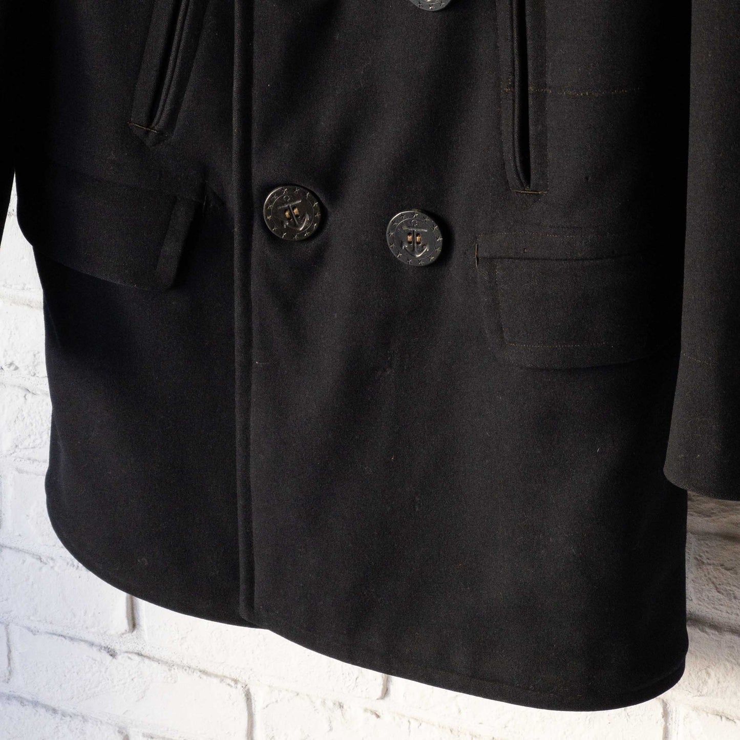 US NAVY P-COAT TAILOR MADE WW1 PROTOTYPE 1900's SUPER RARE ITEM