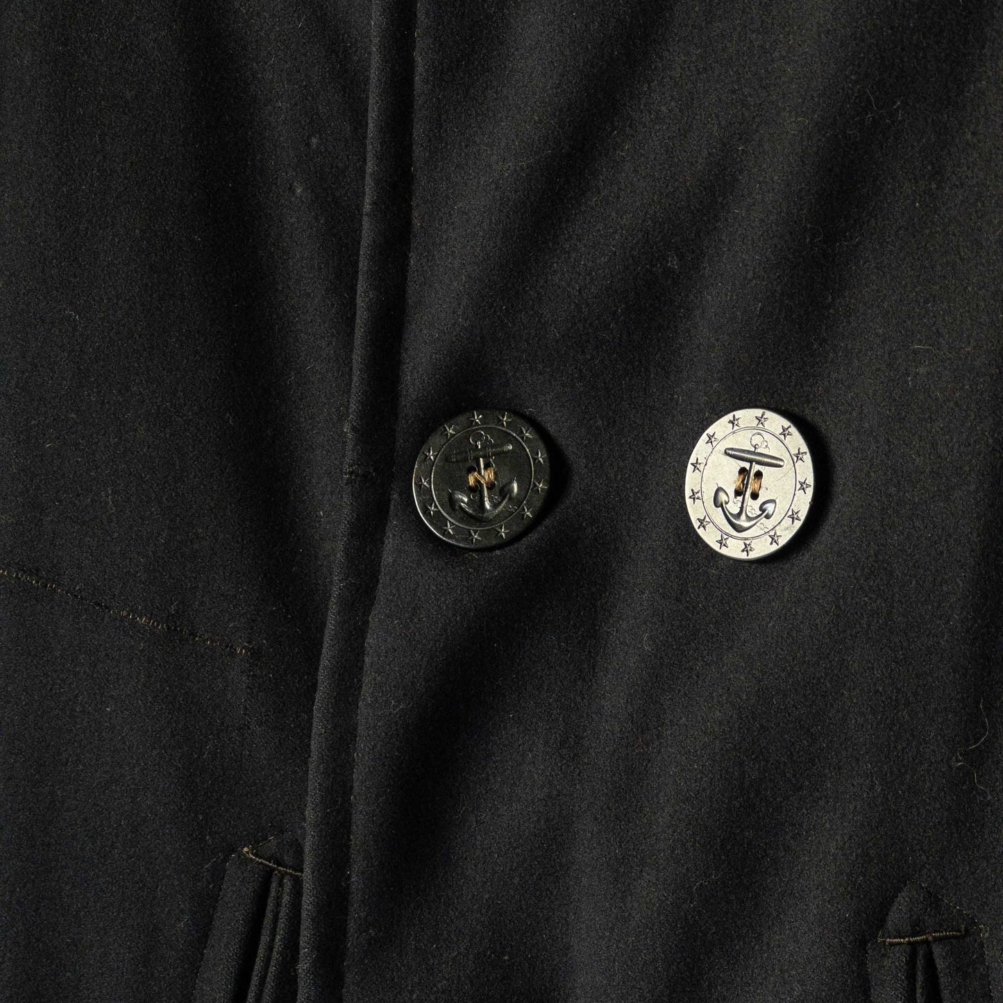 US NAVY P-COAT TAILOR MADE WW1 PROTOTYPE 1900's SUPER RARE ITEM