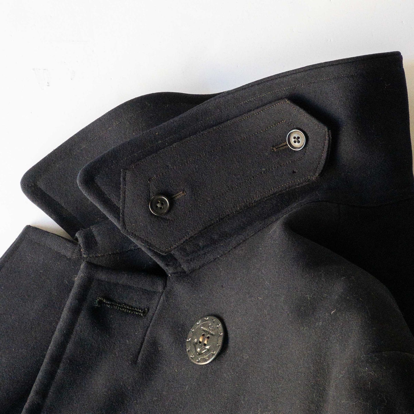 US NAVY P-COAT TAILOR MADE WW1 PROTOTYPE 1900's SUPER RARE ITEM