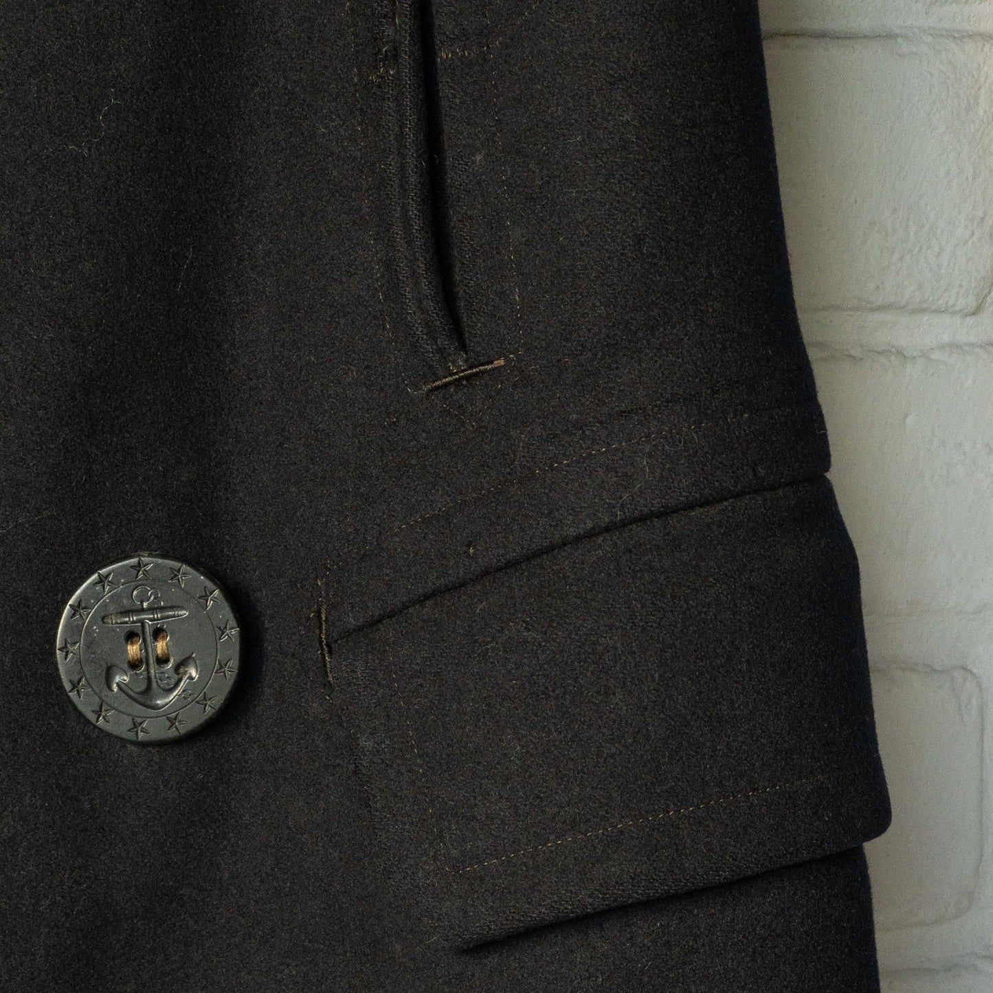 US NAVY P-COAT TAILOR MADE WW1 PROTOTYPE 1900's SUPER RARE ITEM