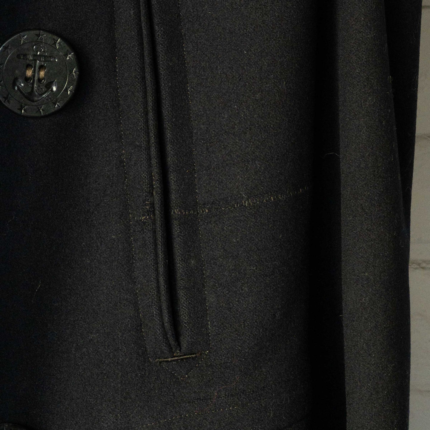 US NAVY P-COAT TAILOR MADE WW1 PROTOTYPE 1900's SUPER RARE ITEM