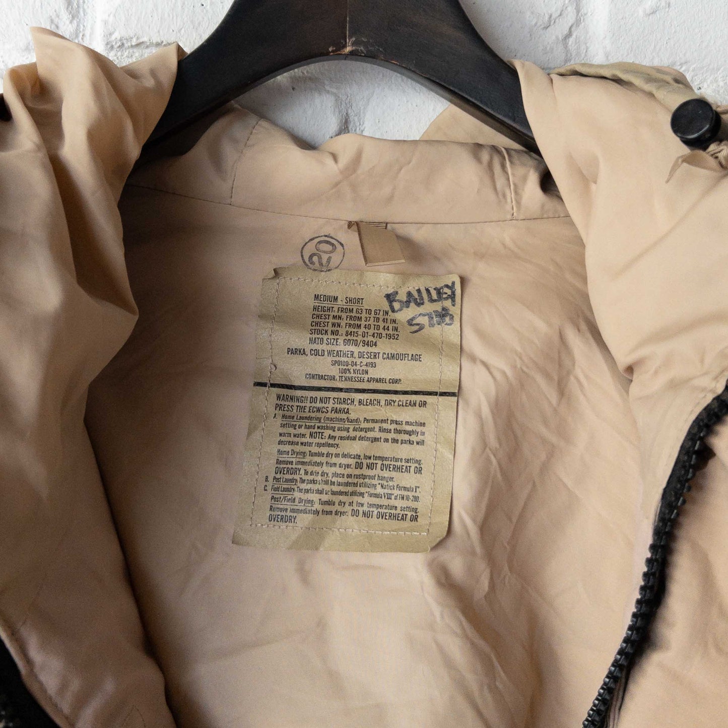 US ARMY ECWACS GEN1 GOATEX PARKA (M-S) 00's VINTAGE