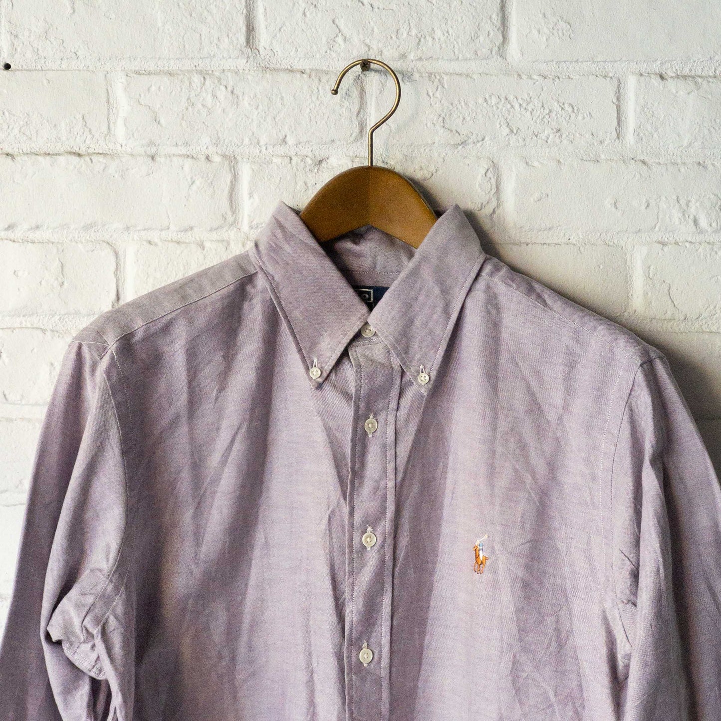 RALPH LAUREN OXFORD B.D.SHIRTS 80'S DEAD STOCK