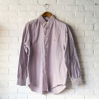 RALPH LAUREN OXFORD B.D.SHIRTS 80'S DEAD STOCK