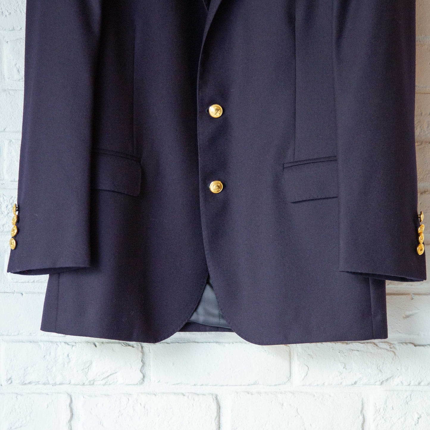 RALPH LAUREN NAVY BLAZER 2000'S DEAD STOCK