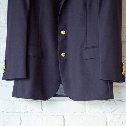 RALPH LAUREN NAVY BLAZER 2000'S DEAD STOCK