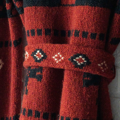 RALPH LAUREN LONG HAND KNIT CARDIGAN 1990'S VINTAGE