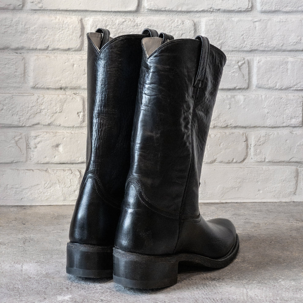 ACME BLACK WESTERN BOOTS 1960'S DEAD STOCK – WANDERER