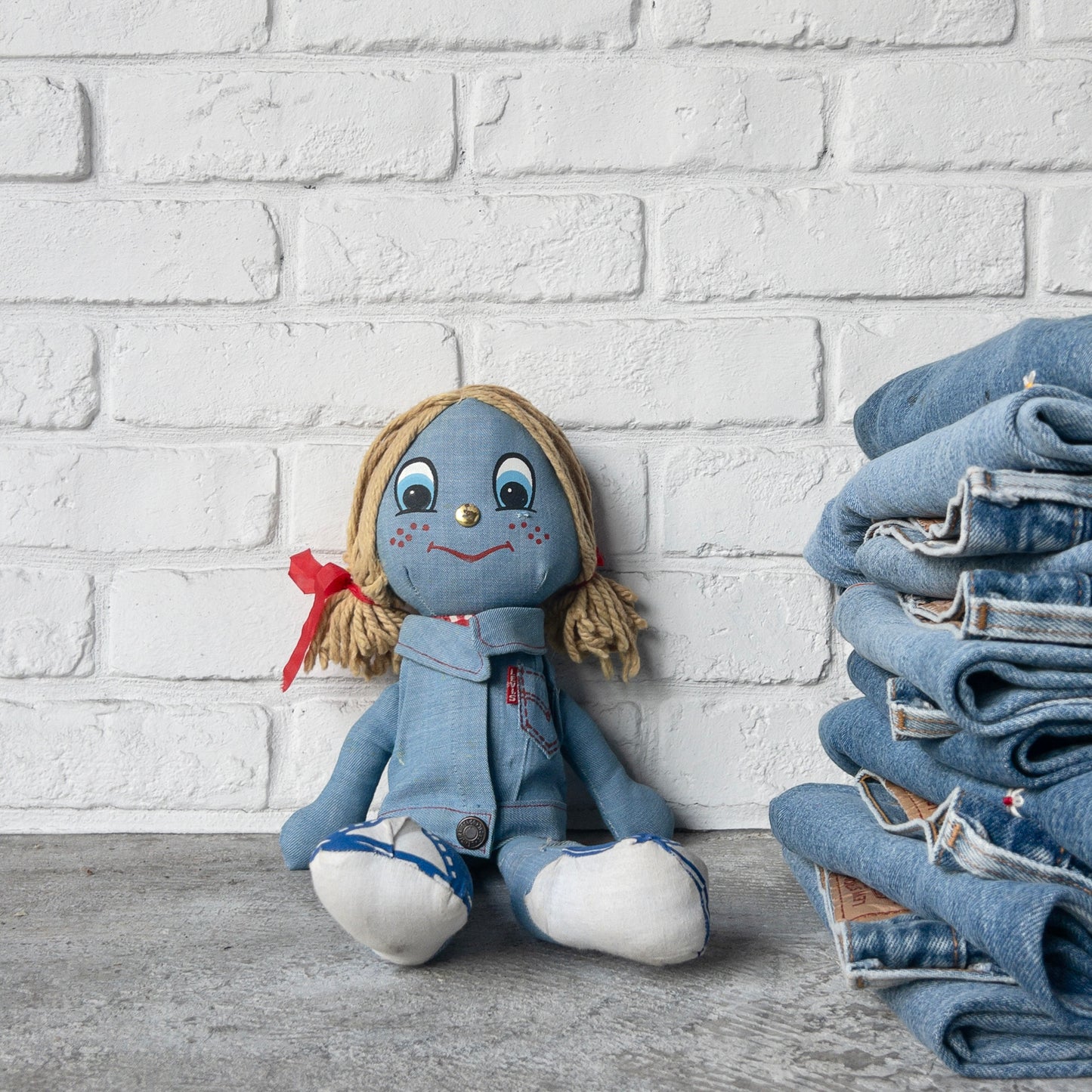 LEVI'S DENIM RAG DOLL 70'S