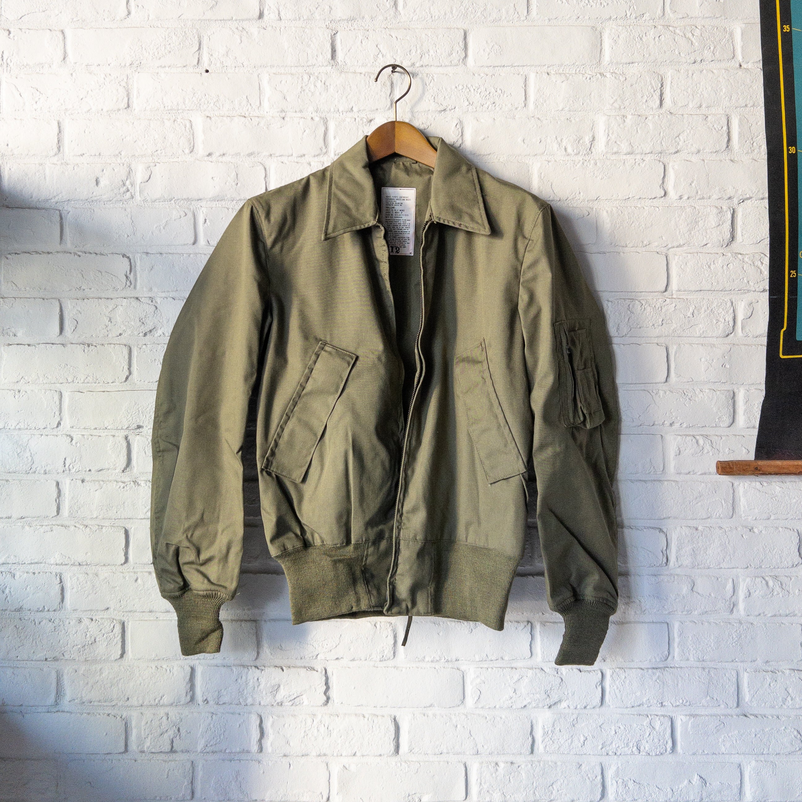 US ARMY LIGHT WEIGHT FLYER'S JACKET 86'S DEAD STOCK – WANDERER