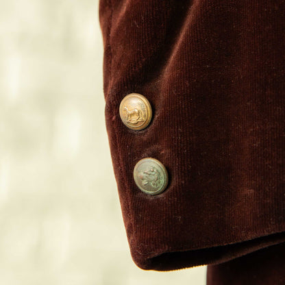 BRITISH HORSE RIDING VELVET HORSE RIDING JACKET 1900'S VINTAGE