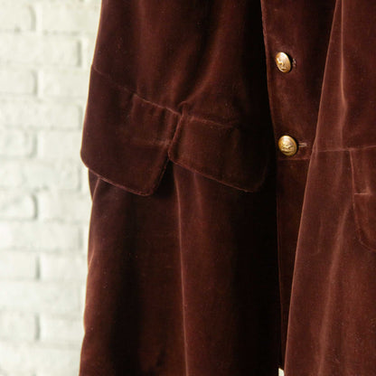 BRITISH HORSE RIDING VELVET HORSE RIDING JACKET 1900'S VINTAGE