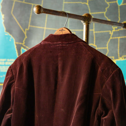BRITISH HORSE RIDING VELVET HORSE RIDING JACKET 1900'S VINTAGE