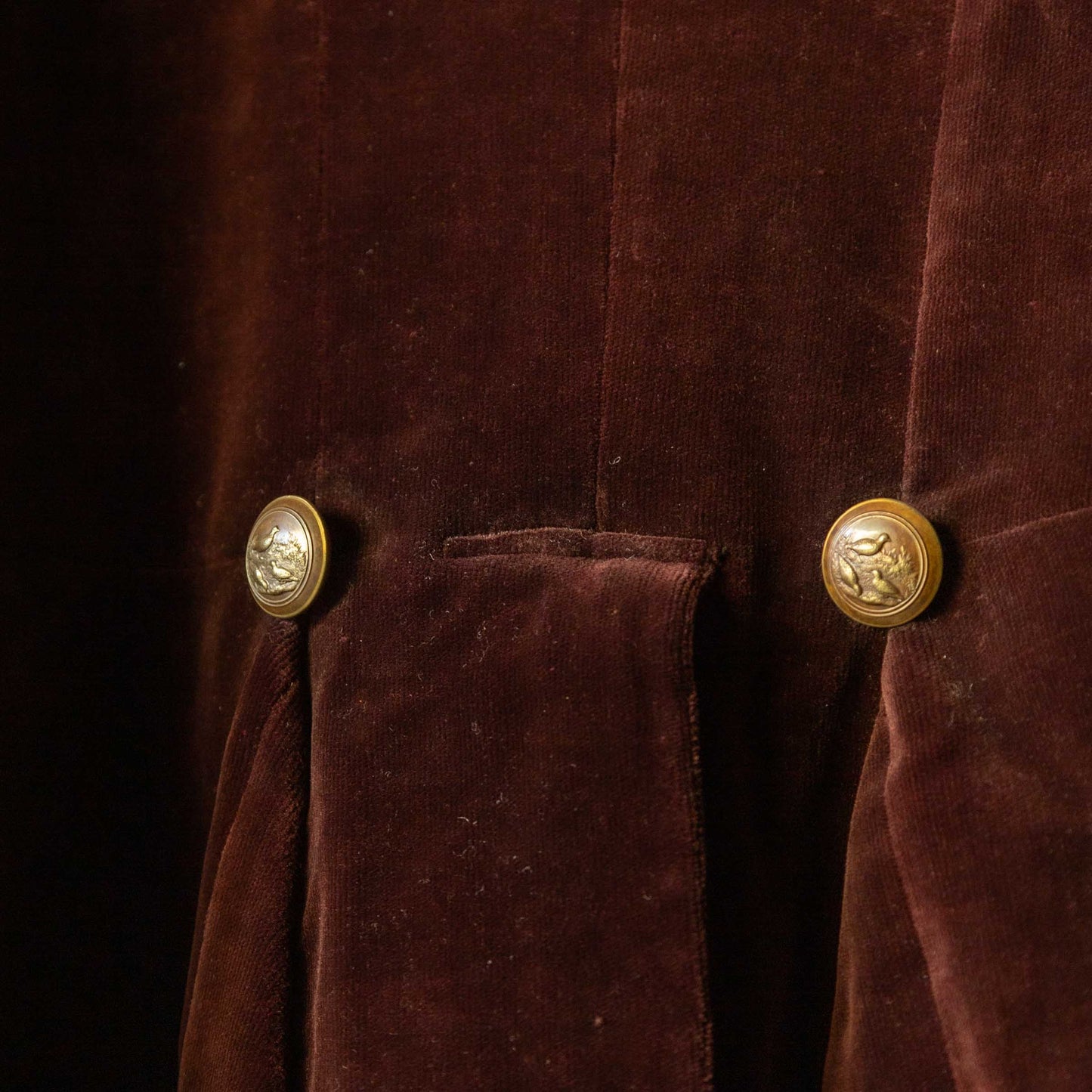 BRITISH HORSE RIDING VELVET HORSE RIDING JACKET 1900'S VINTAGE