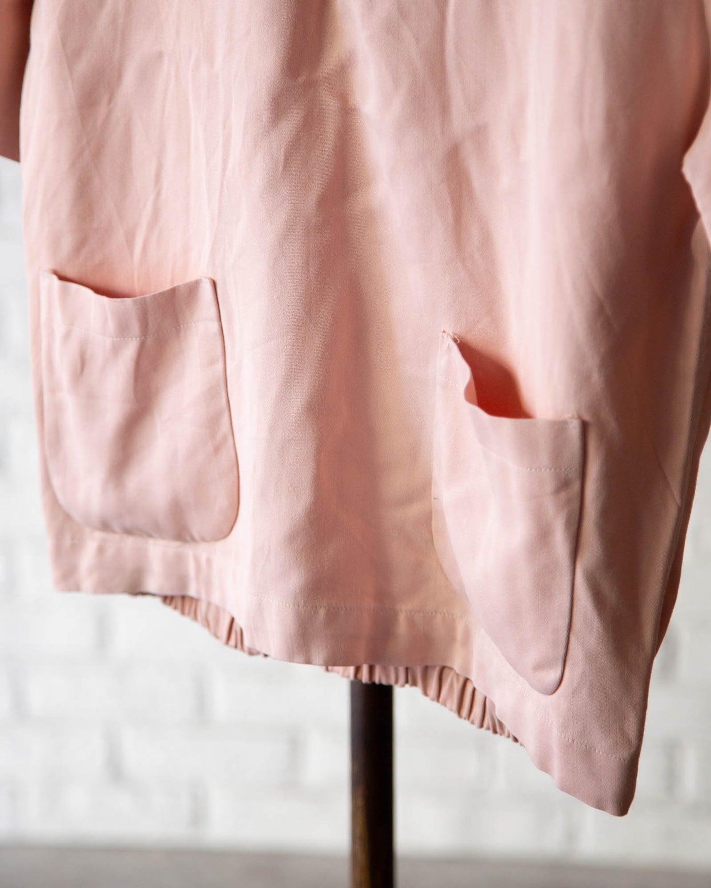 UNKNOWN PINK BLACK PULLOVER SHIRTS 50'S VINTAGE