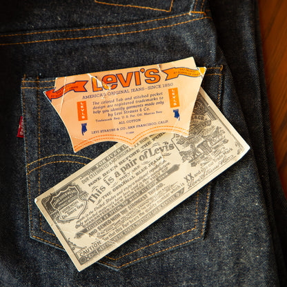LEVI'S 501  BIGE JEANS 1960'S DEADSTOCK W32L32