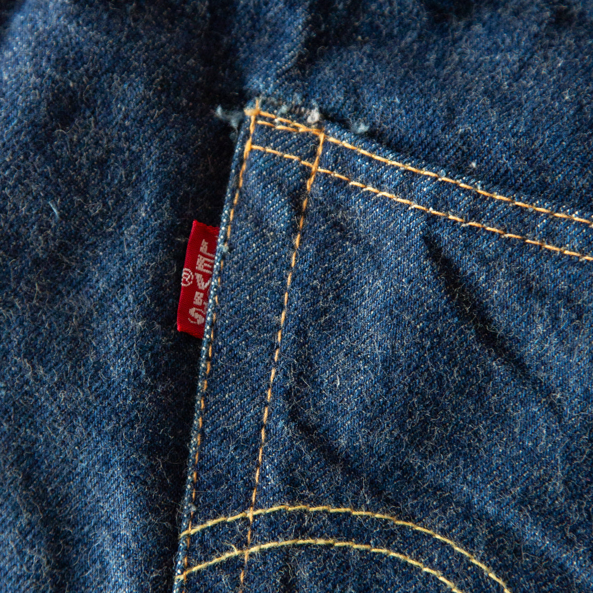 1960's LEVI'S 501 501 BIGE JEANS