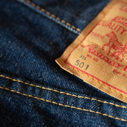 1960's LEVI'S 501 501 BIGE JEANS