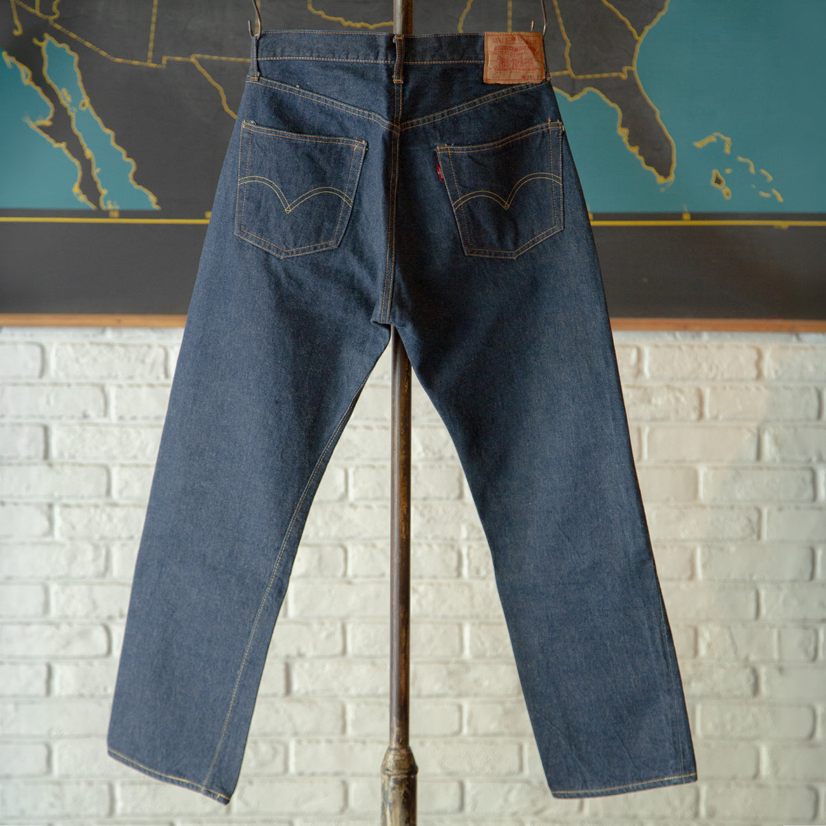 1960's LEVI'S 501 501 BIGE JEANS