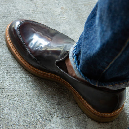 [WANDERER別注] RAGAZZO KING ”DAN” VAMP LOAFER COGNAC
