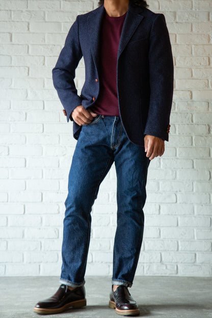 RRL INDIGO TWEED 3B JACKET DEAD STOCK