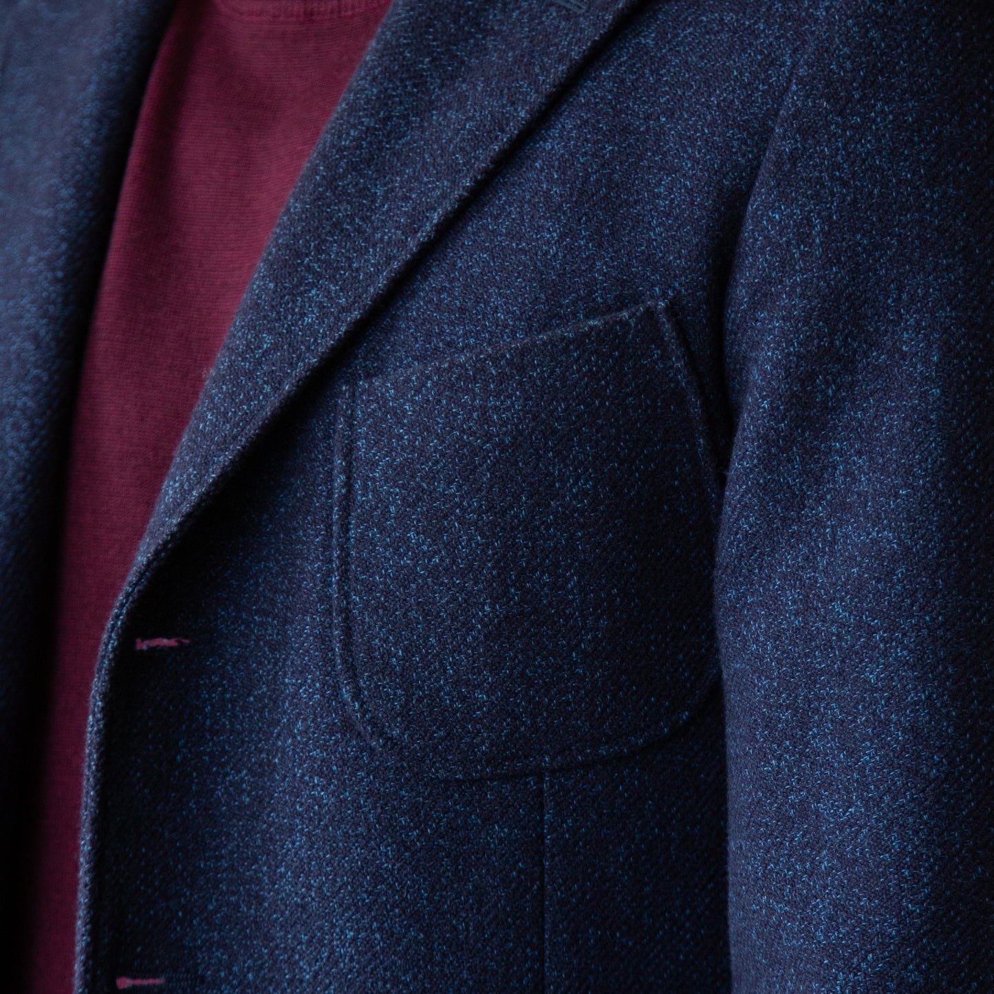 RRL INDIGO TWEED 3B JACKET DEAD STOCK