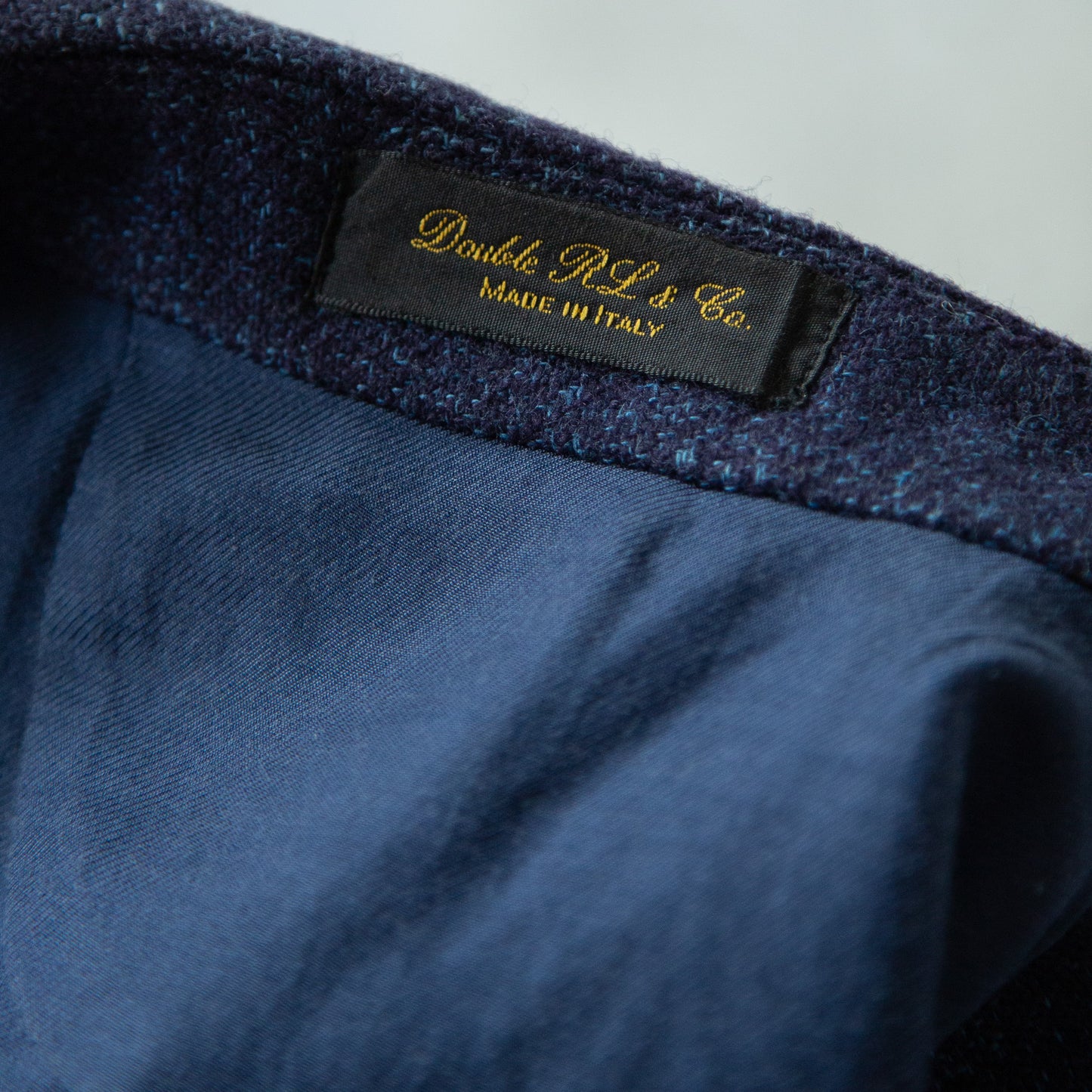 RRL INDIGO TWEED 3B JACKET DEAD STOCK