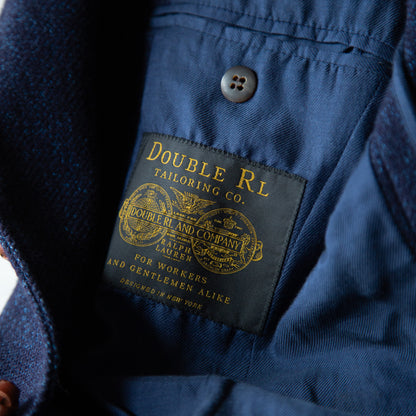 RRL INDIGO TWEED 3B JACKET DEAD STOCK