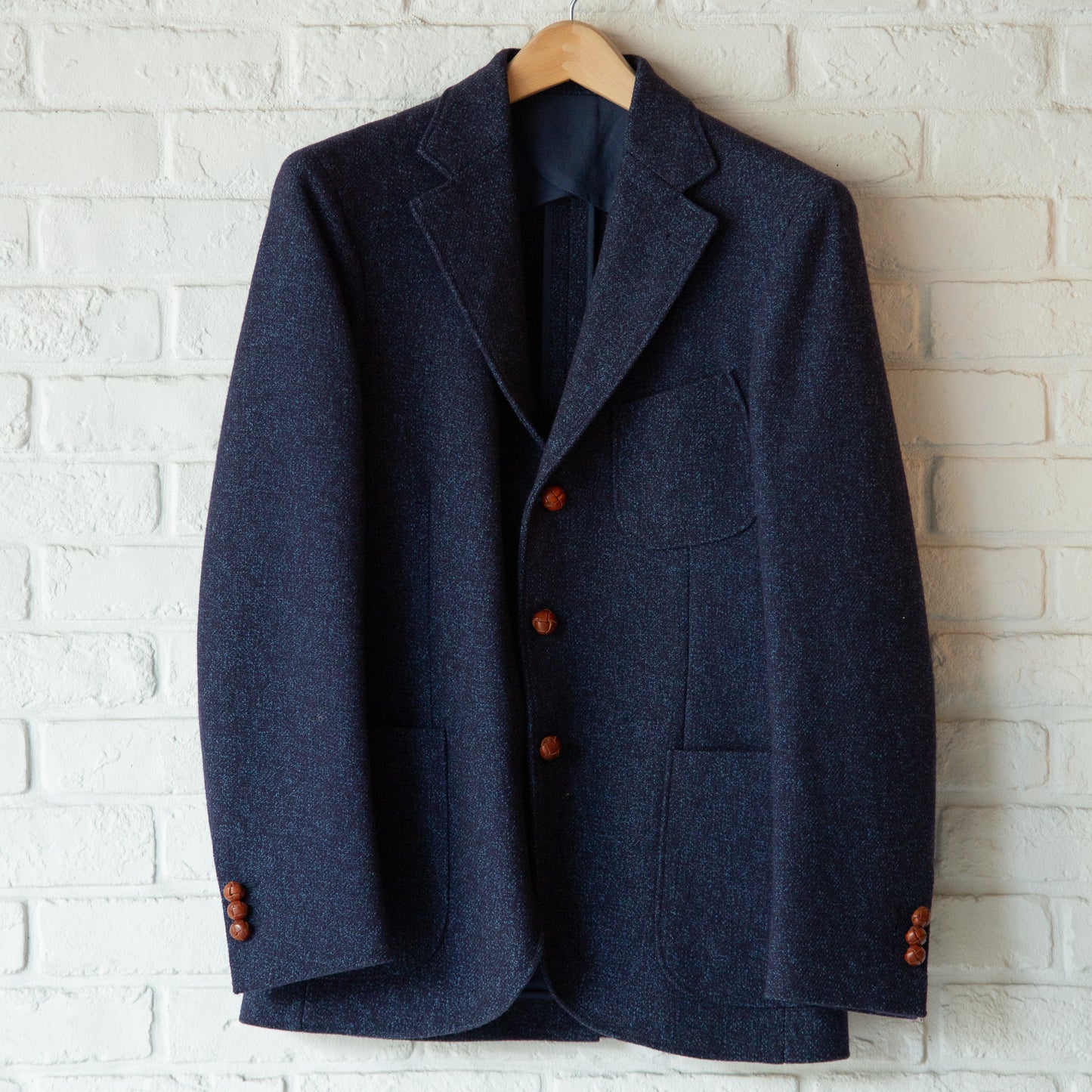 RRL INDIGO TWEED 3B JACKET DEAD STOCK