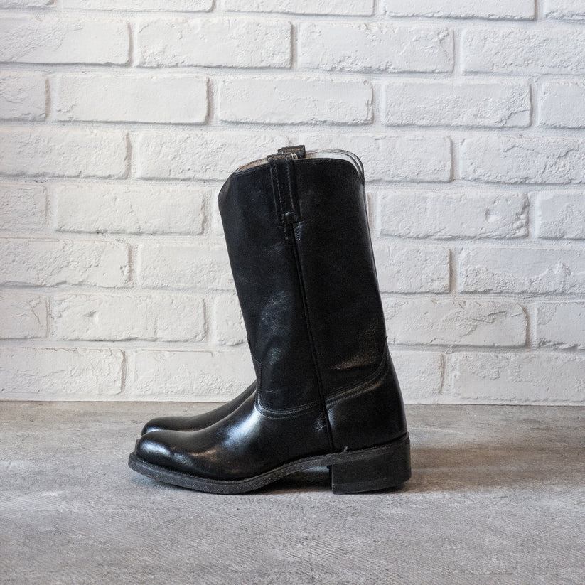 ACME BLACK WESTERN BOOTS 1960'S DEAD STOCK – WANDERER