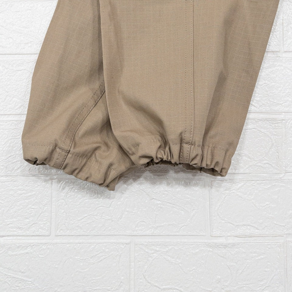 US ARMY BDU RIPSTOP CARGO PANTS 1980'S(COTTON100)KHAKI