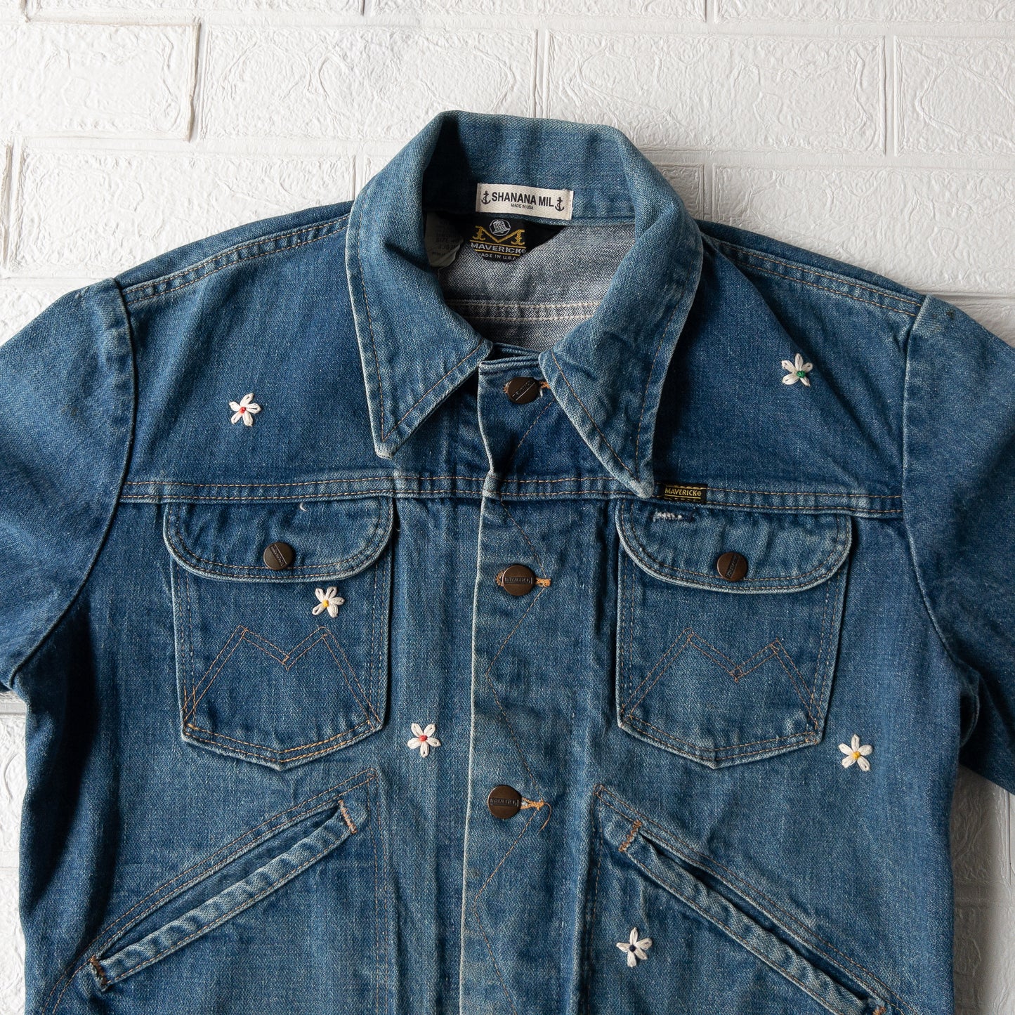 SHANANA MIL DAISY® MARVERICK DENIM JACKET 1970'S VINTAGE