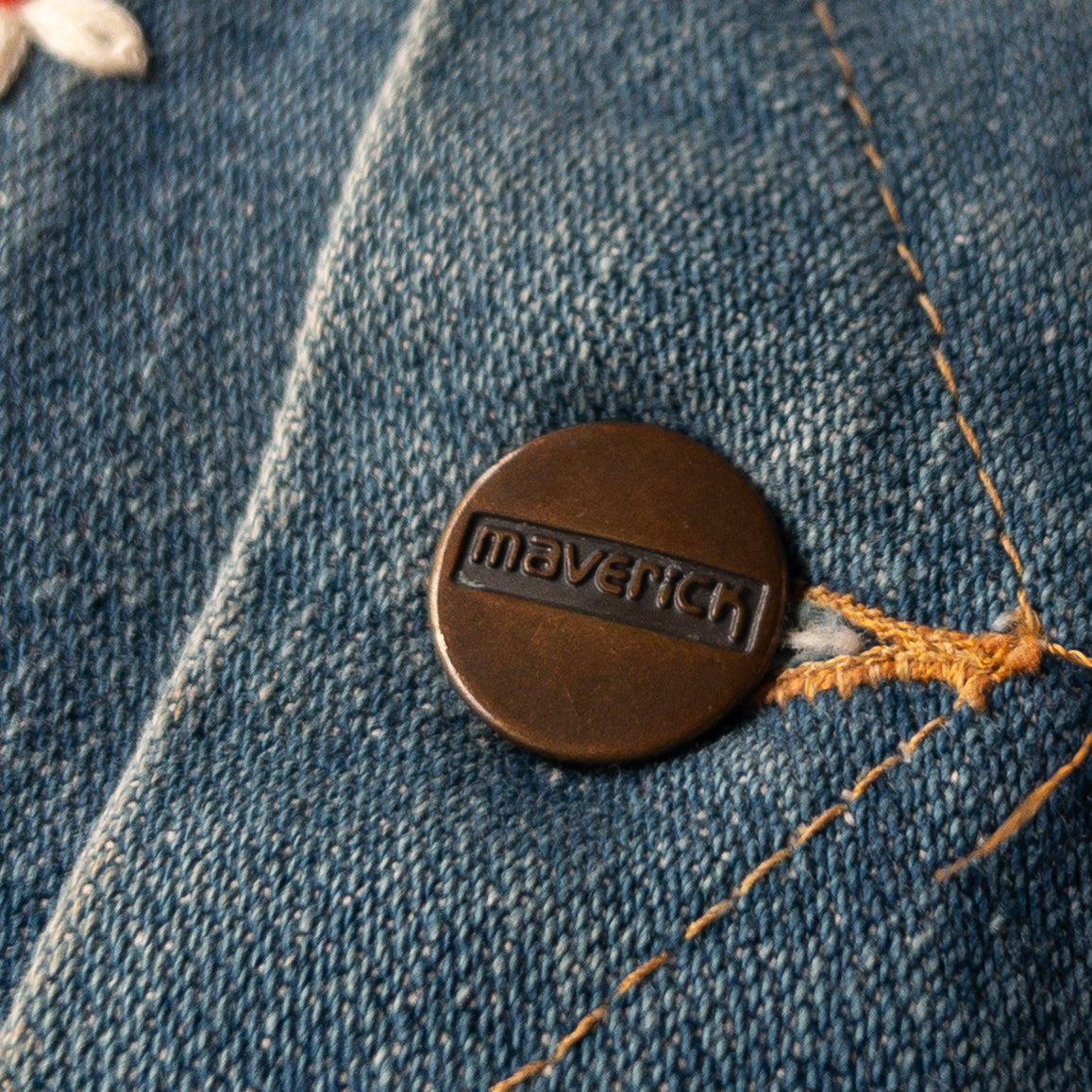 SHANANA MIL DAISY® MARVERICK DENIM JACKET 1970'S VINTAGE