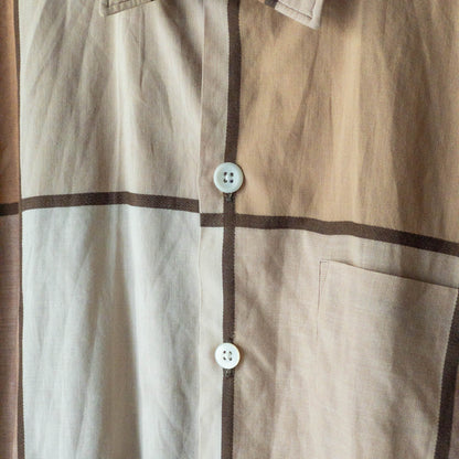 JAS .T.MULLIN & SONS SHORT SLEEVE CHECK SHIRTS 50'S VINTAGE
