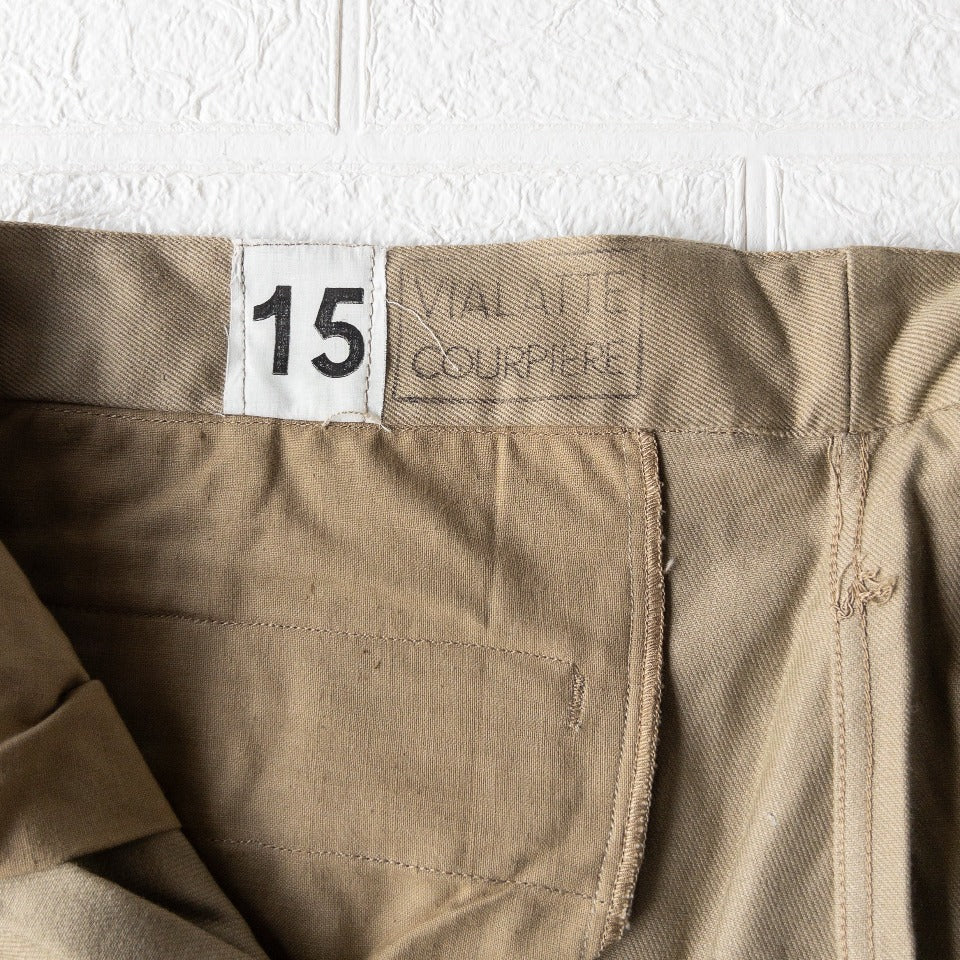 FRENCH ARMY M52 CHINO PANTS 1960'S DEAD STOCK