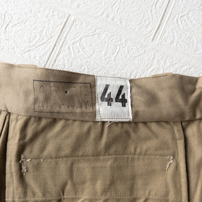 FRENCH ARMY M52 CHINO PANTS 1960'S DEAD STOCK