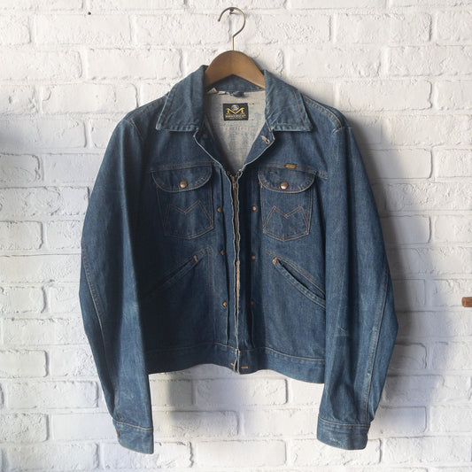 MAVERICK BLUE BELL 24MJZ DENIM JACKET VINTAGE 1960'S