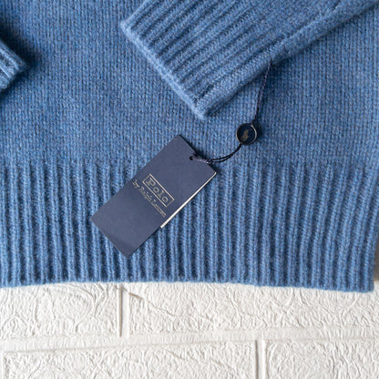 POLO RALPH LAUREN WOOL CASHIMERE POCKET TURTLE KNIT