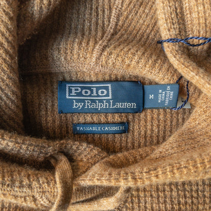 POLO RALPH LAUREN WASHBLE CASHMERE HOOD THERMAL KNIT