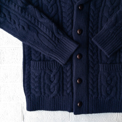 POLO RALPH LAUREN SHAWL CABLE CARDIGAN