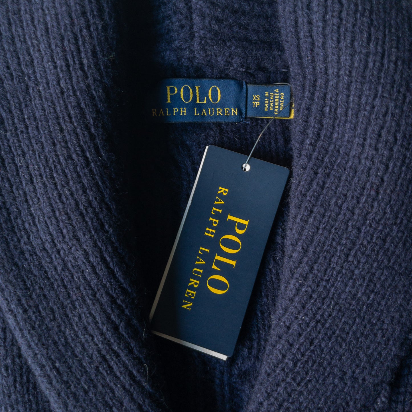 POLO RALPH LAUREN SHAWL CABLE CARDIGAN