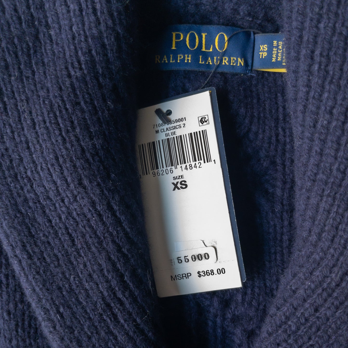 POLO RALPH LAUREN SHAWL CABLE CARDIGAN