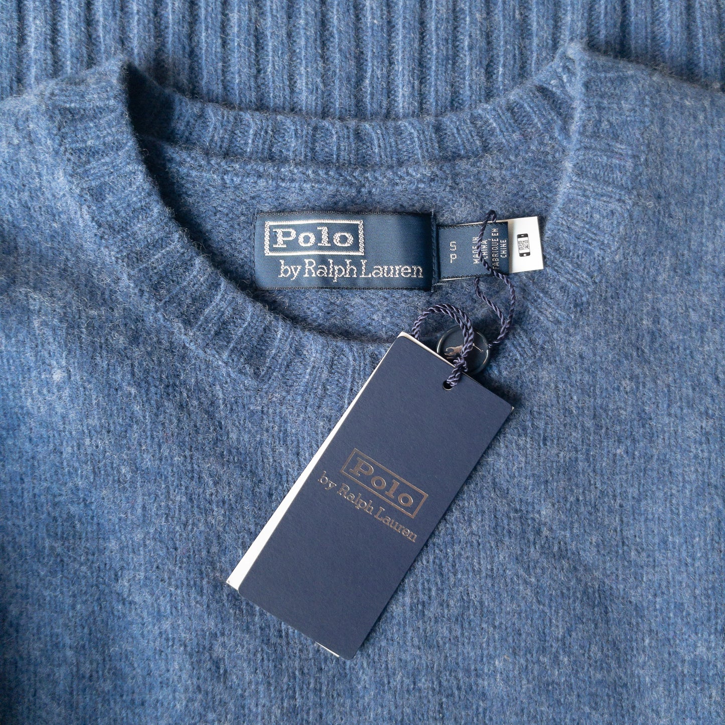 POLO RALPH LAUREN  SUEDE PATCH KNIT