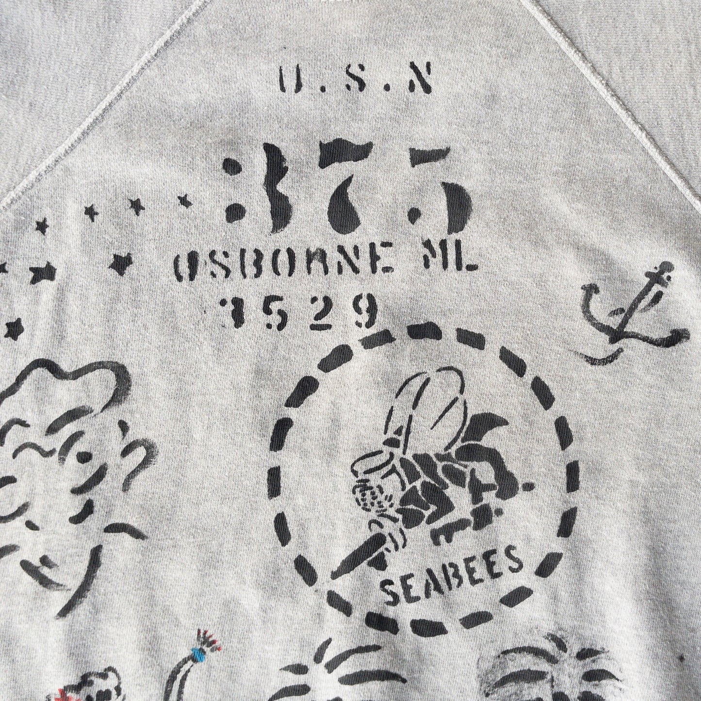 SHANANAMIL GYPSY USN PINUP HAND DRAWN VINTAGE SWEAT SHIRTS LIMITED EDITION 004