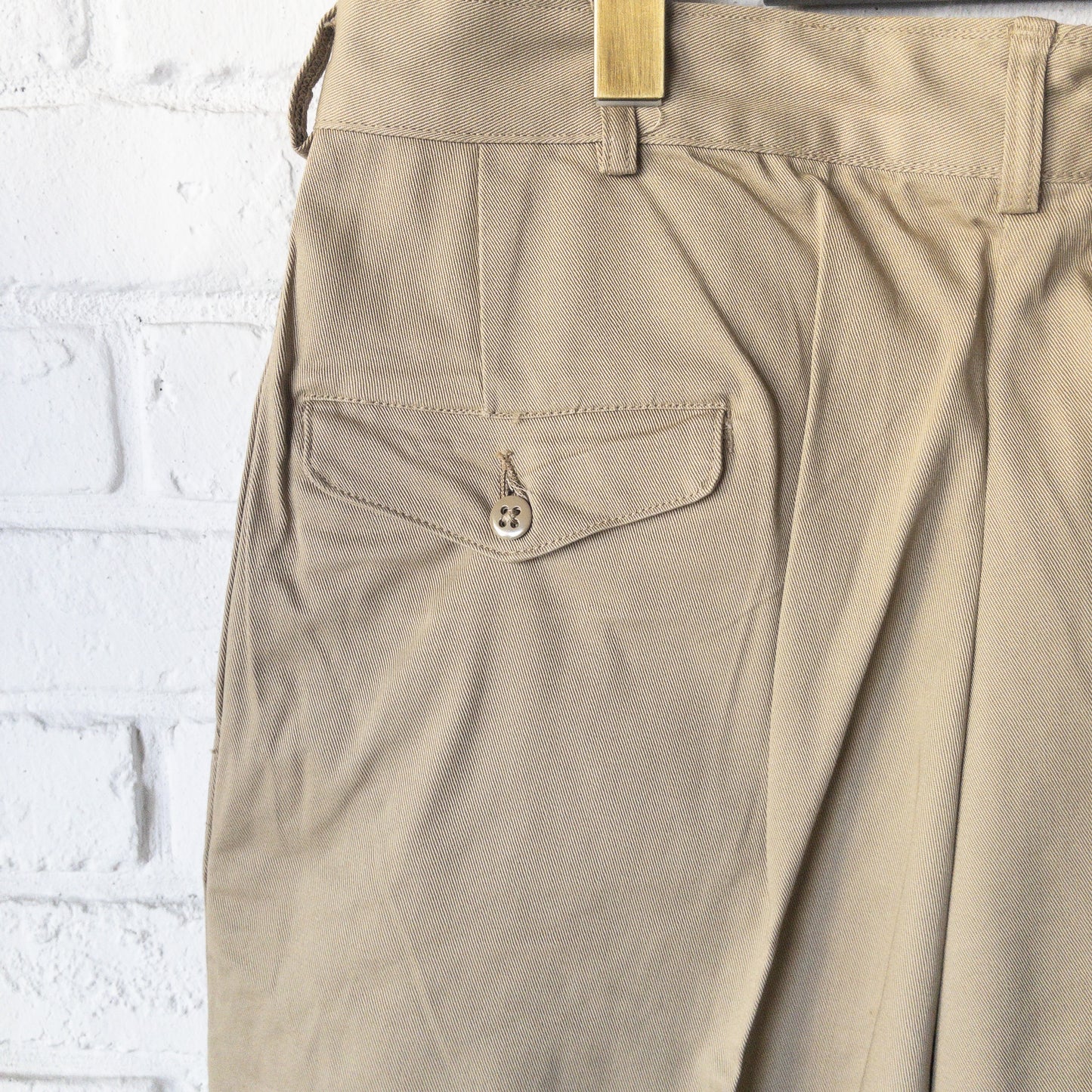 US ARMY M51 LIGHT WEIGHT CHINO TROUSERS PANTS 52'S DEAD STOCK var.3