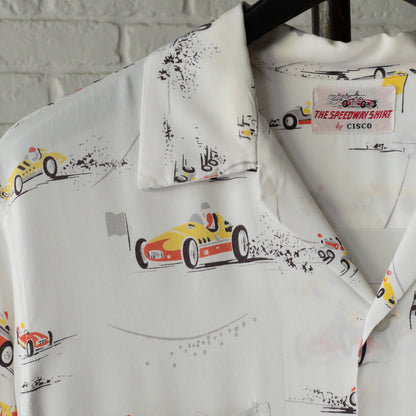 THE SPEEDWAY BY CISCO RAYON LONGSLEEVE SHIRTS 1950'S VINTAGE
