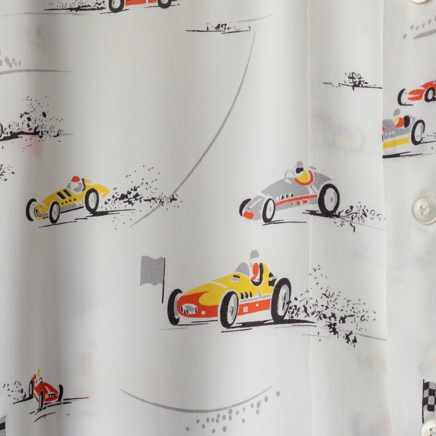 THE SPEEDWAY BY CISCO RAYON LONGSLEEVE SHIRTS 1950'S VINTAGE