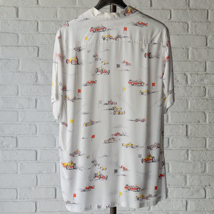 THE SPEEDWAY BY CISCO RAYON LONGSLEEVE SHIRTS 1950'S VINTAGE
