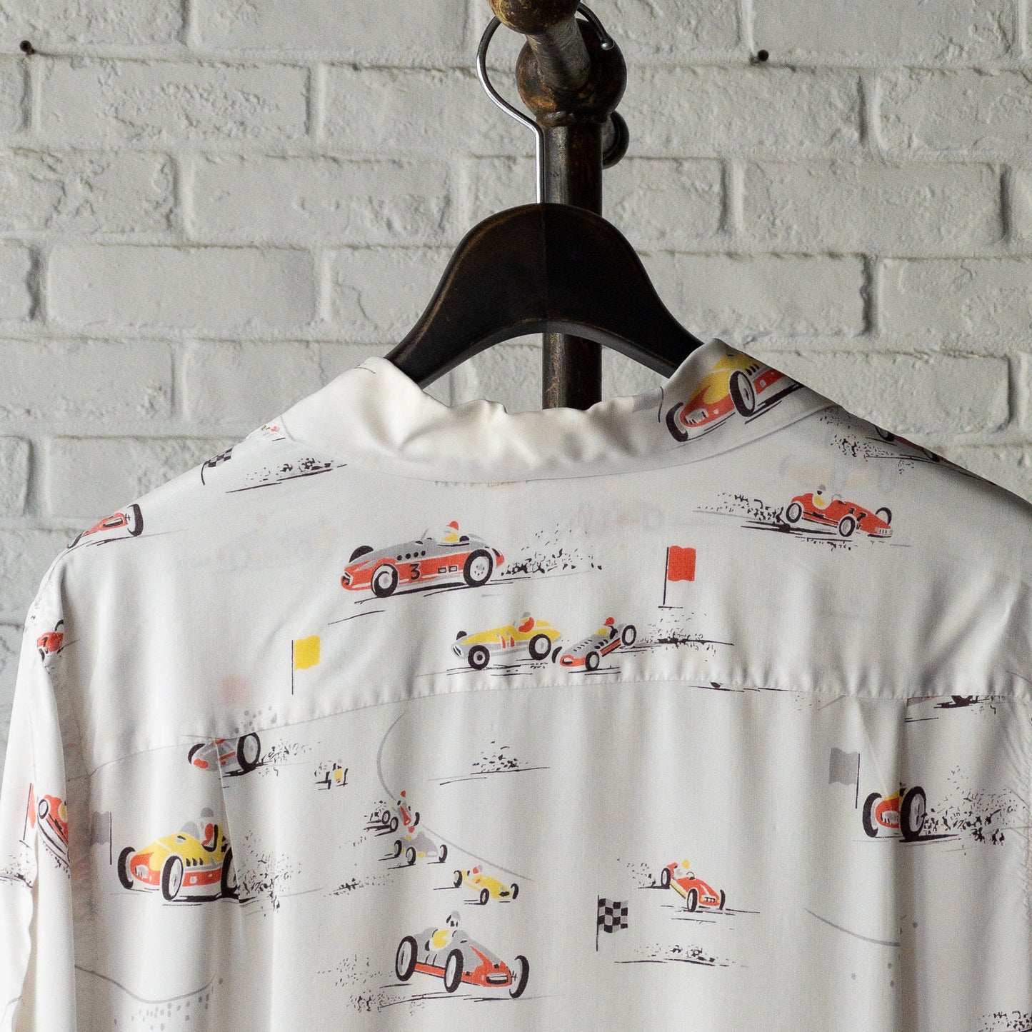 THE SPEEDWAY BY CISCO RAYON LONGSLEEVE SHIRTS 1950'S VINTAGE